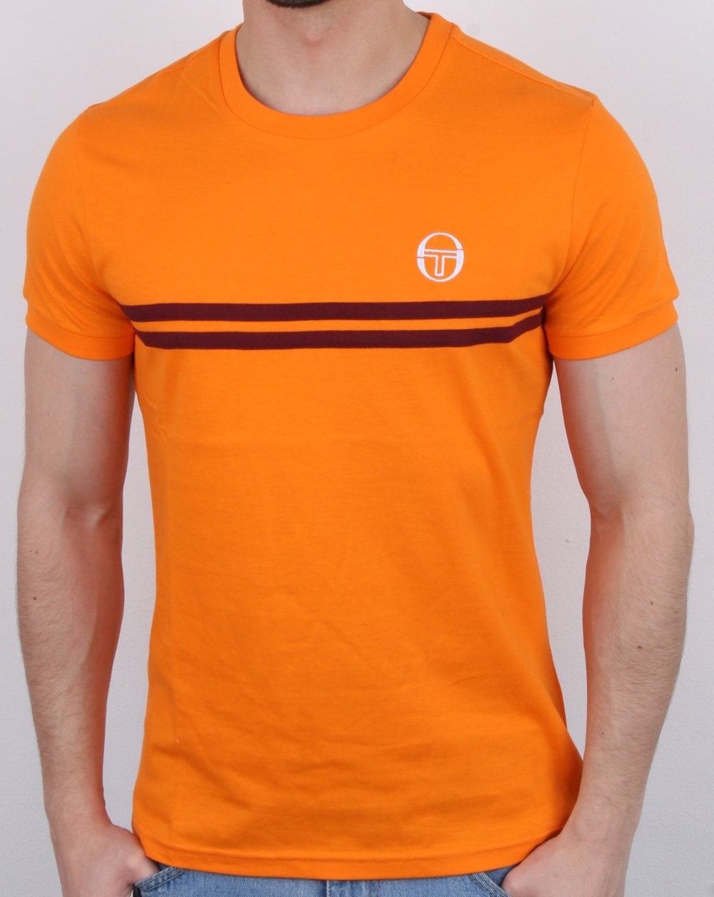 Sergio Tacchini Supermac T-Shirt Orange/Bordeaux