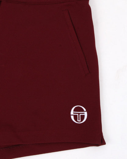 Sergio Tacchini Time Shorts Weinrot/Himmelblau