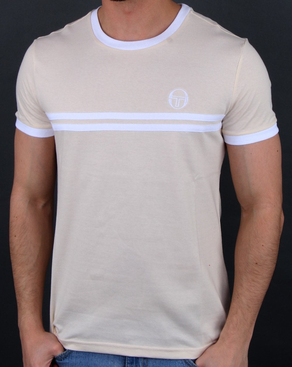 Sergio Tacchini Supermac T-Shirt Ecru/Weiß