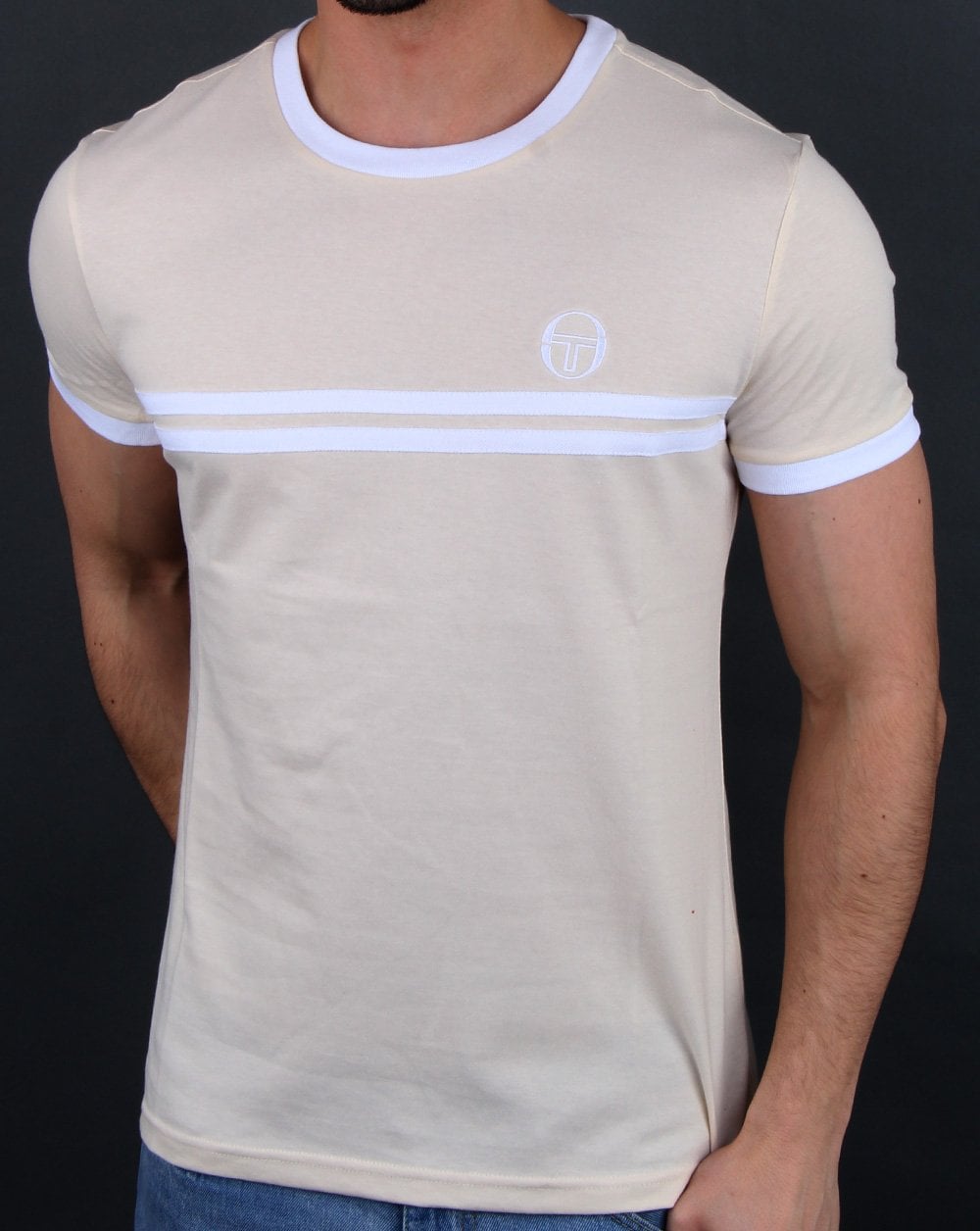 Sergio Tacchini Supermac T-Shirt Ecru/Weiß