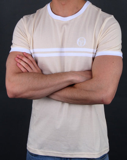 Sergio Tacchini Supermac T-Shirt Ecru/Weiß
