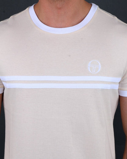 Sergio Tacchini Supermac T-Shirt Ecru/Weiß