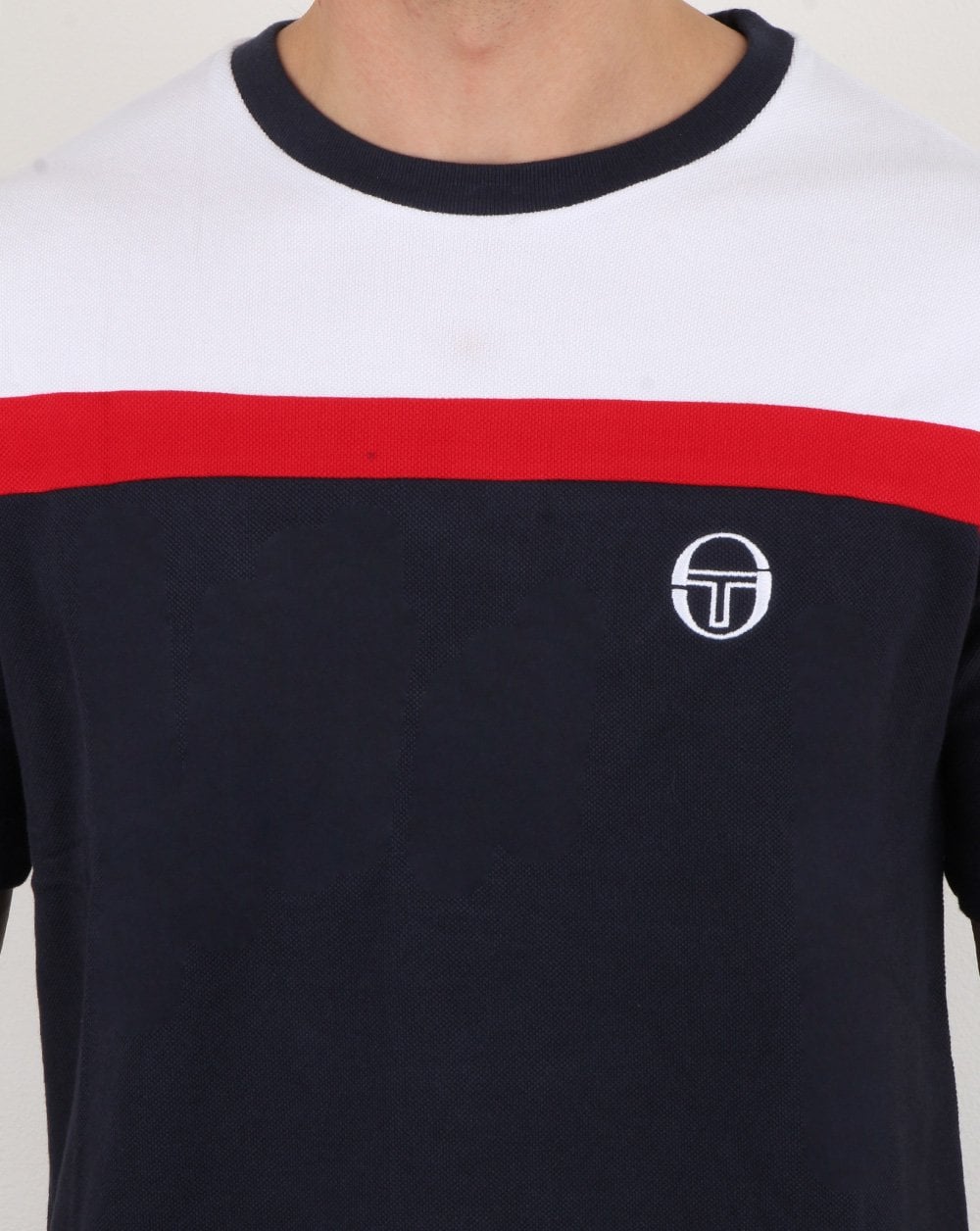 Sergio Tacchini Daska T-Shirt Marineblau/Weiß