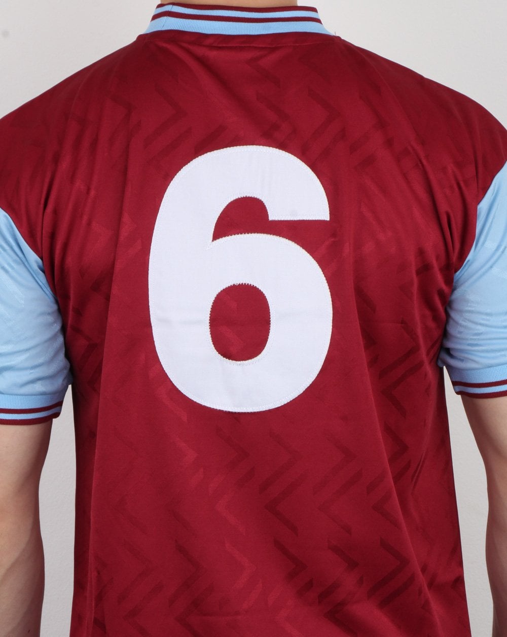 80er Casual Classics West Ham 1994 Hemd Bordeaux