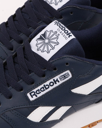 Reebok Classic Leder-Sneaker Marineblau/Weiß