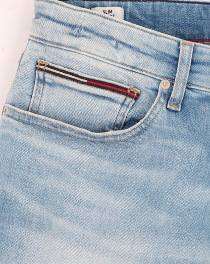 Tommy Hilfiger Scanton Slim Short Court Hellblau