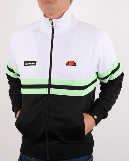 Ellesse Rimini Trainingsjacke Weiß/Schwarz/Grün