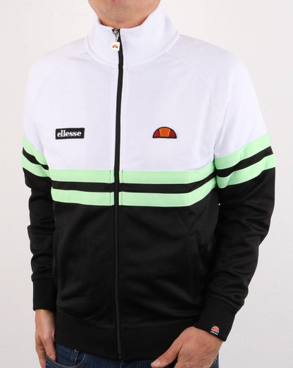 Ellesse Rimini Trainingsjacke Weiß/Schwarz/Grün