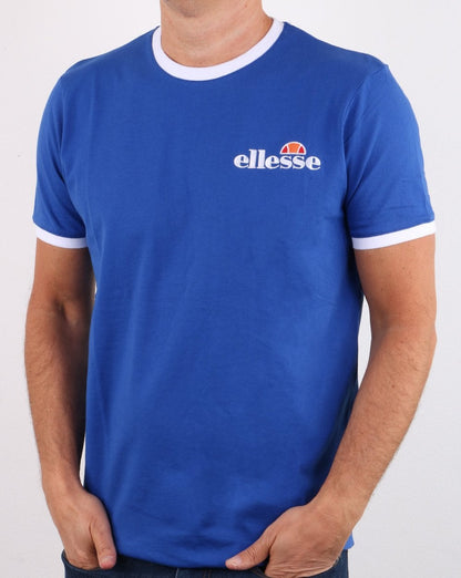 Ellesse Ringer T-Shirt Blau