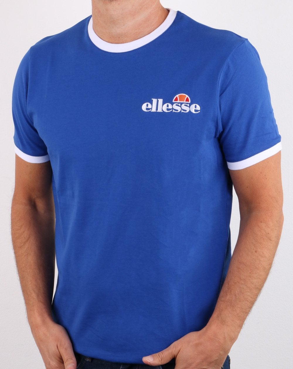 Ellesse Ringer T-Shirt Blau
