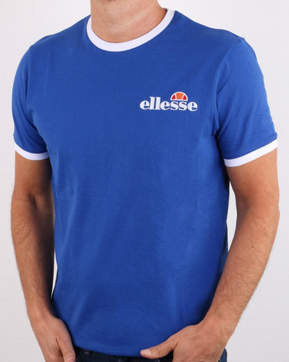 Ellesse Ringer T-Shirt Blau