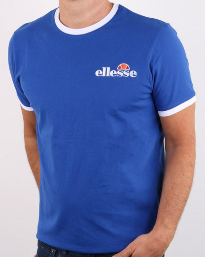 Ellesse Ringer T-Shirt Blau