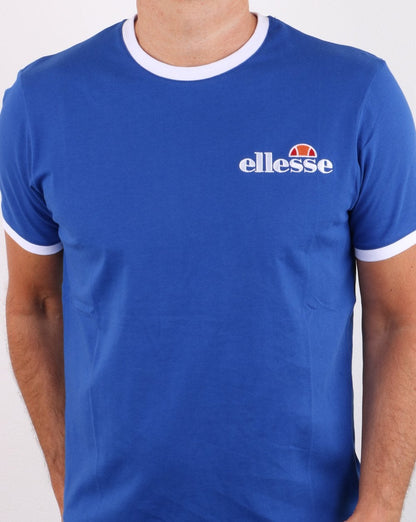 Ellesse Ringer T-Shirt Blau