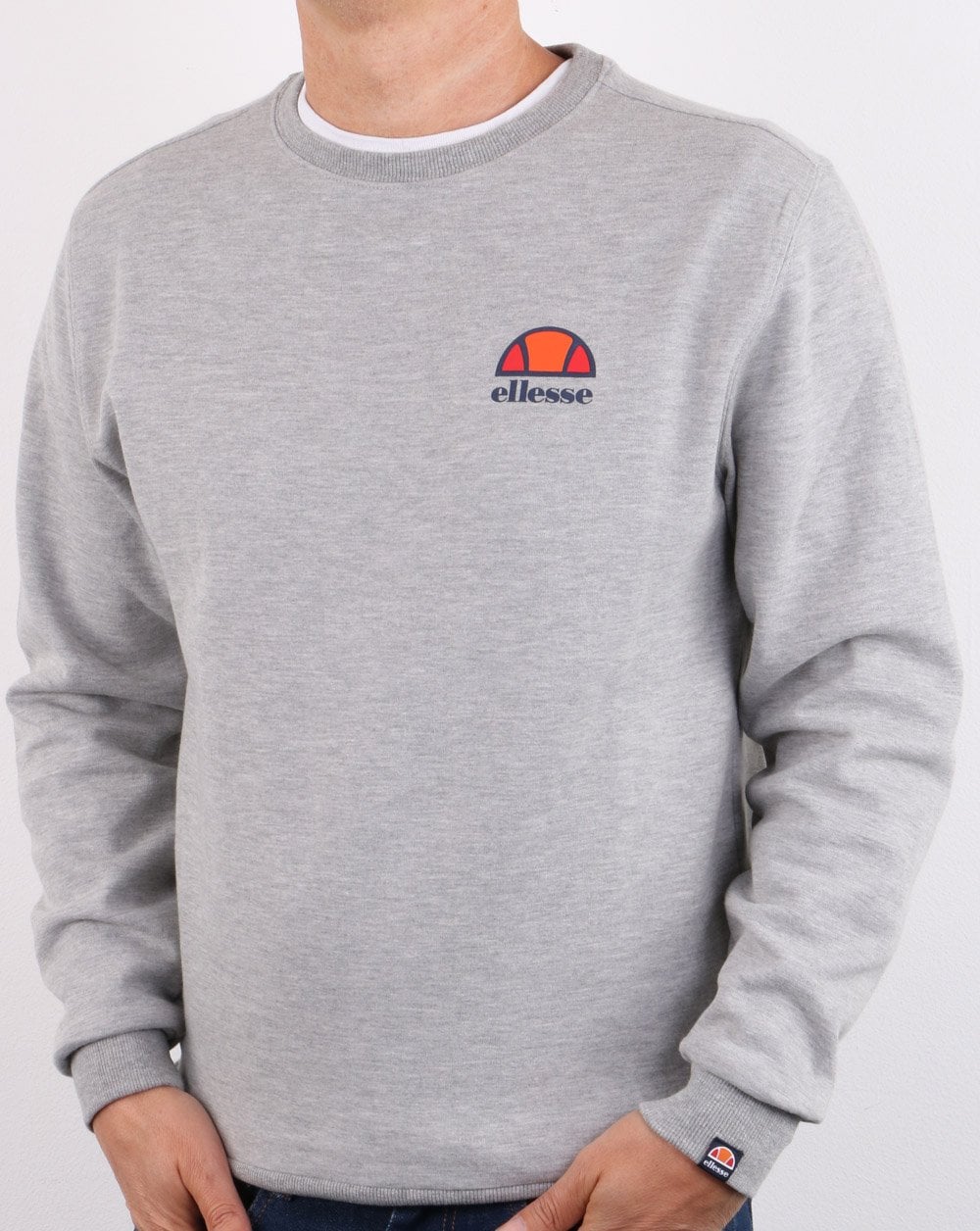 Ellesse – Perth – Sweatshirt in Graumeliert