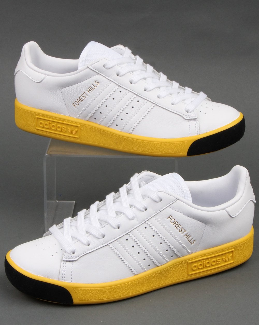 Adidas Forest Hills Turnschuhe Weiß/Gelb