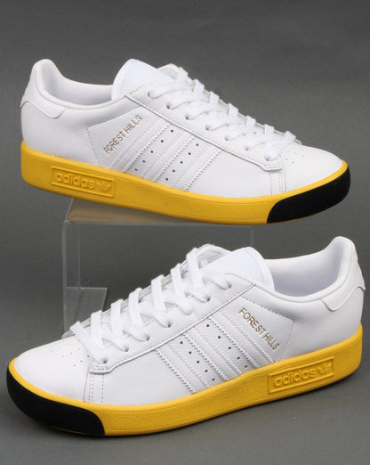 Adidas Forest Hills Turnschuhe Weiß/Gelb