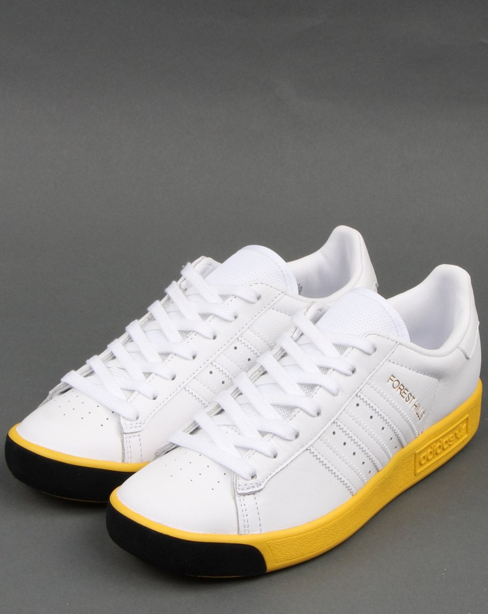 Adidas Forest Hills Turnschuhe Weiß/Gelb