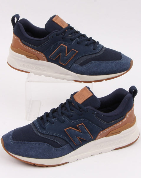 New Balance 997 Trainers Navy/brown