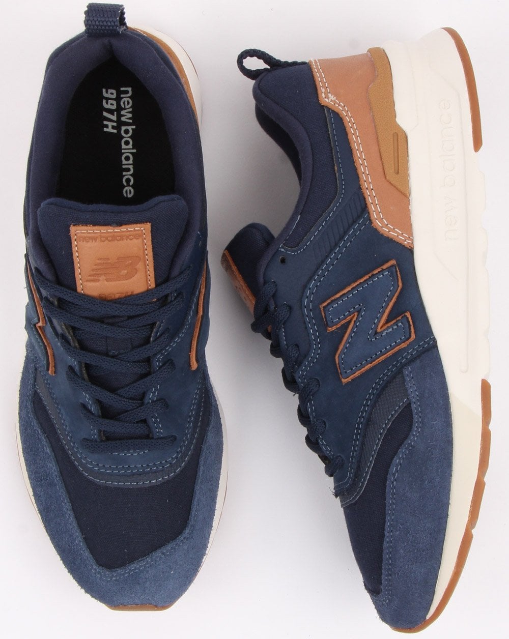 New Balance 997 Sneaker Marineblau/Braun