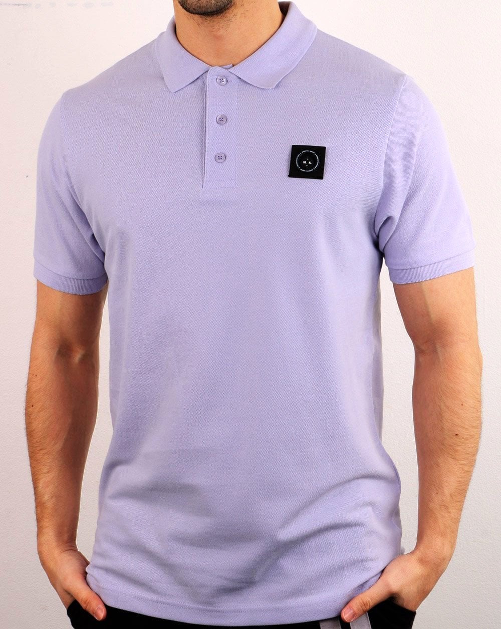 Marshall Artist Siren Short Sleeve Polo Lilac