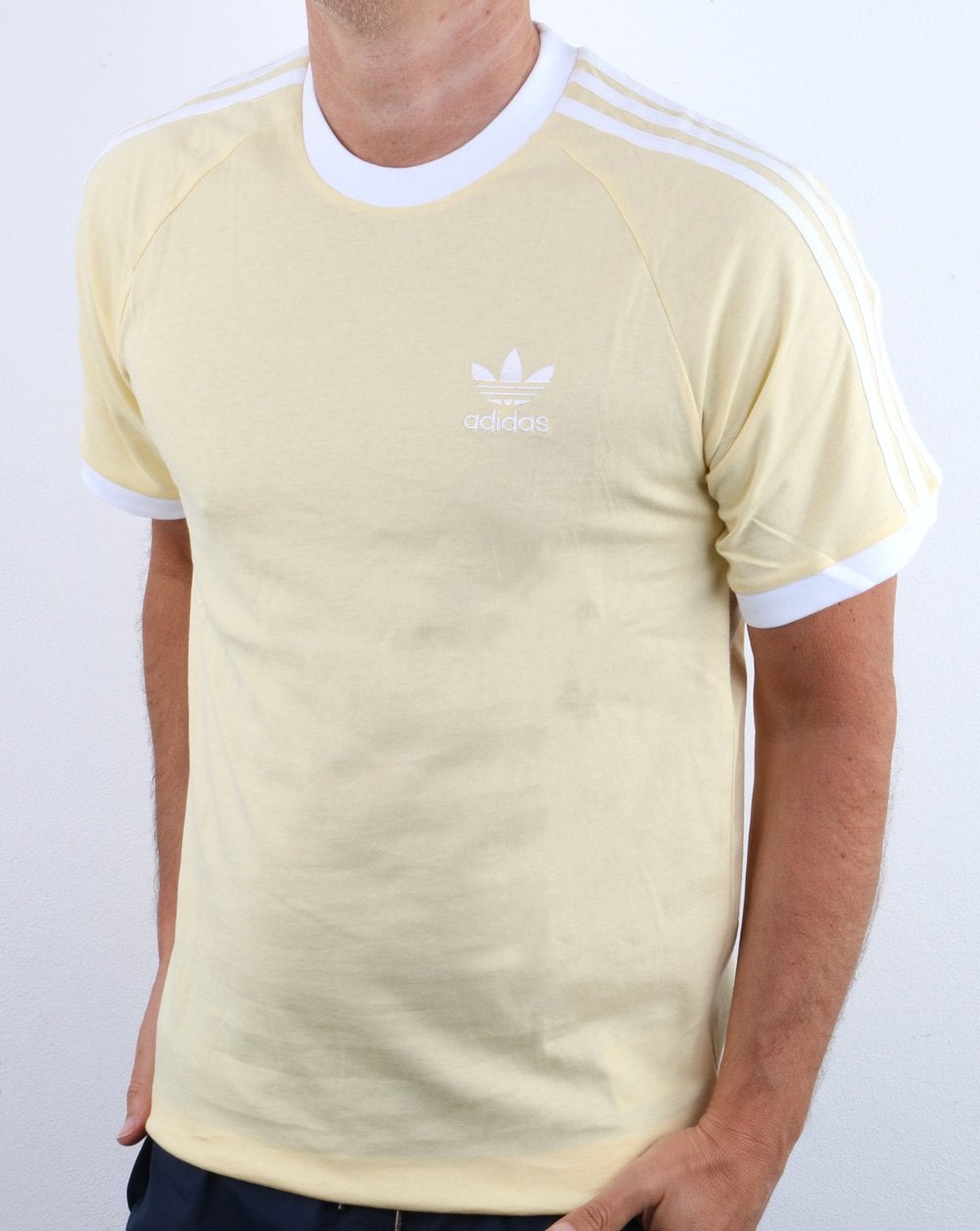 Adidas Originals 3-Streifen T-Shirt Easy Yellow