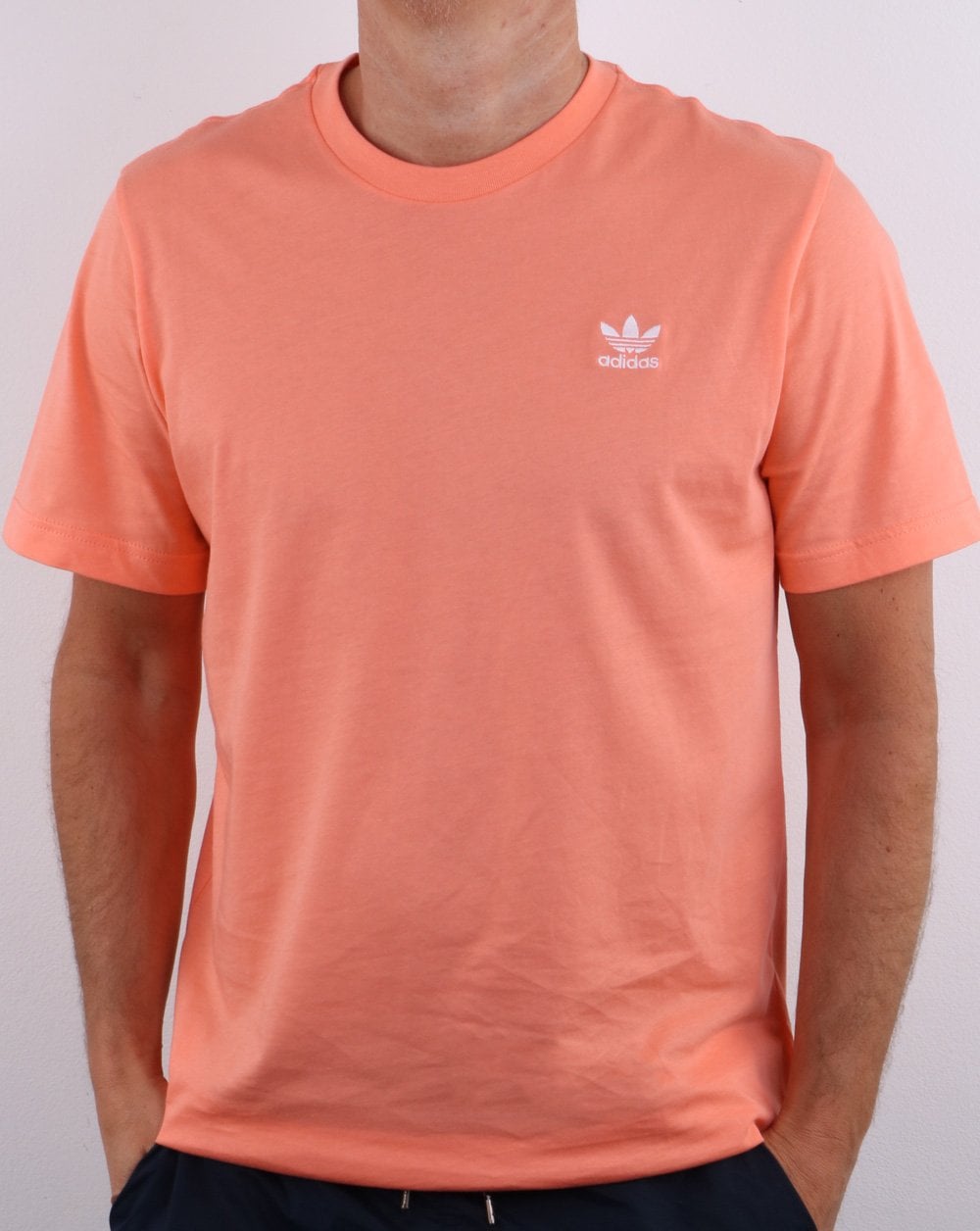 Adidas Originals T Shirt Chalk Coral