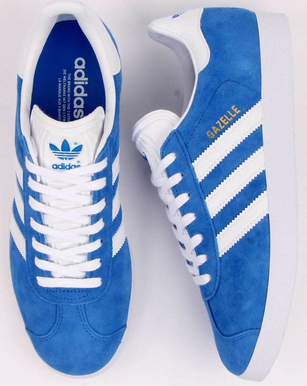 Adidas Gazelle Sneakers Königsblau/Weiß