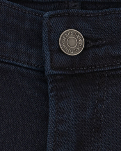 Tommy Hilfiger – Scanton Heritage – Schmal geschnittene Jeans in dunkler Marineblau-Waschung