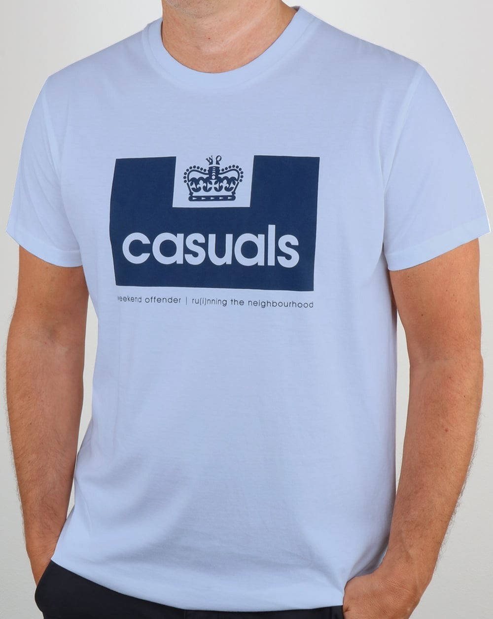 Weekend Offender Casuals T-Shirt Himmelblau