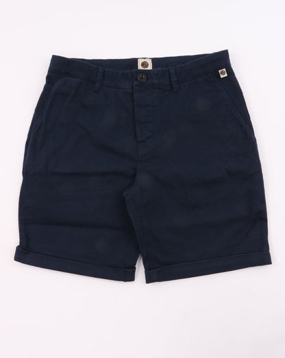 Pretty Green Preston Chino-Shorts, Marineblau
