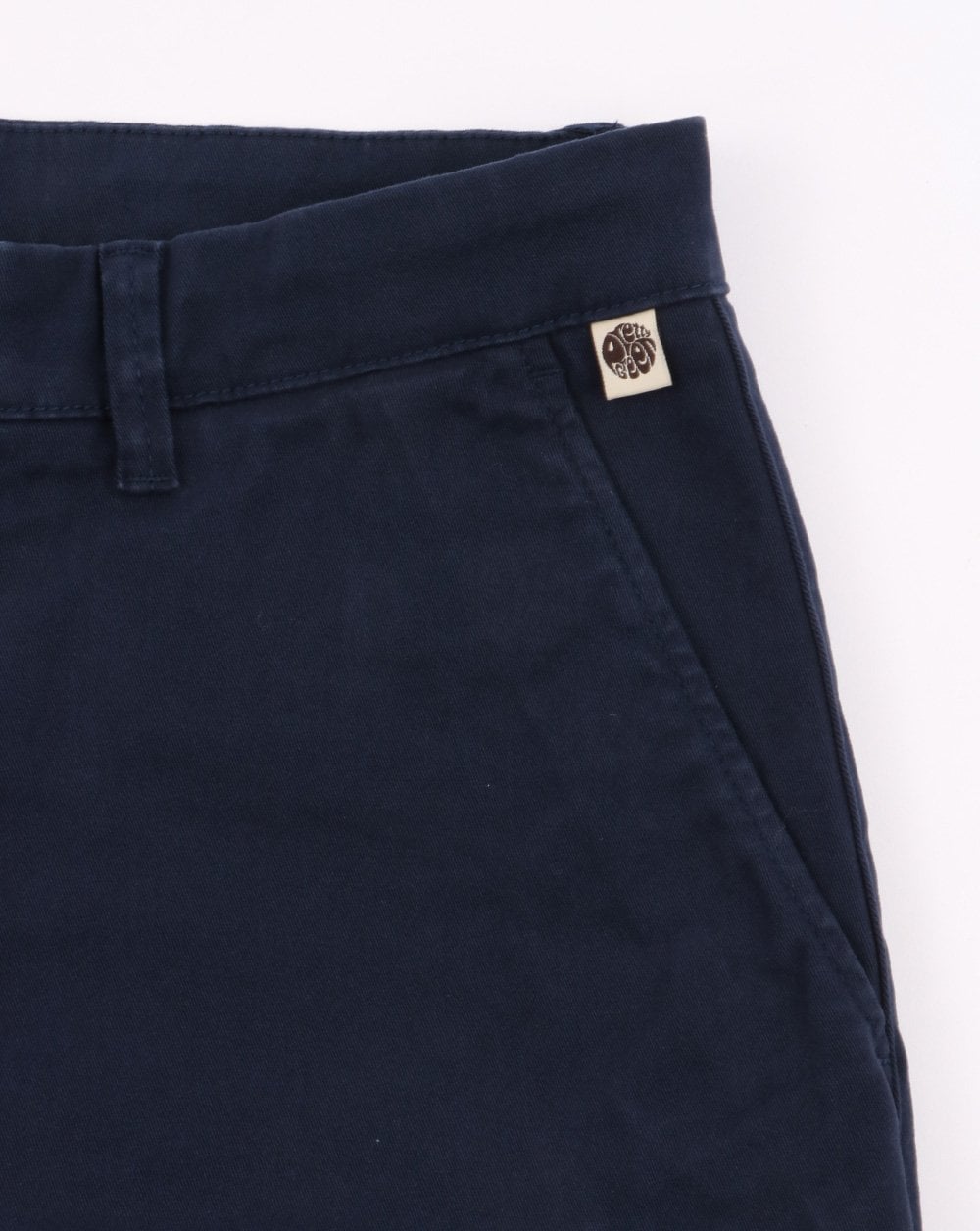Pretty Green Preston Chino-Shorts, Marineblau