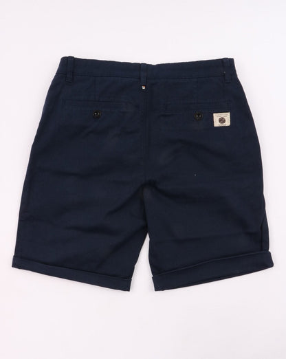 Pretty Green Preston Chino-Shorts, Marineblau