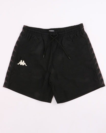 Kappa Banda Coney Badeshorts Schwarz/Weiß