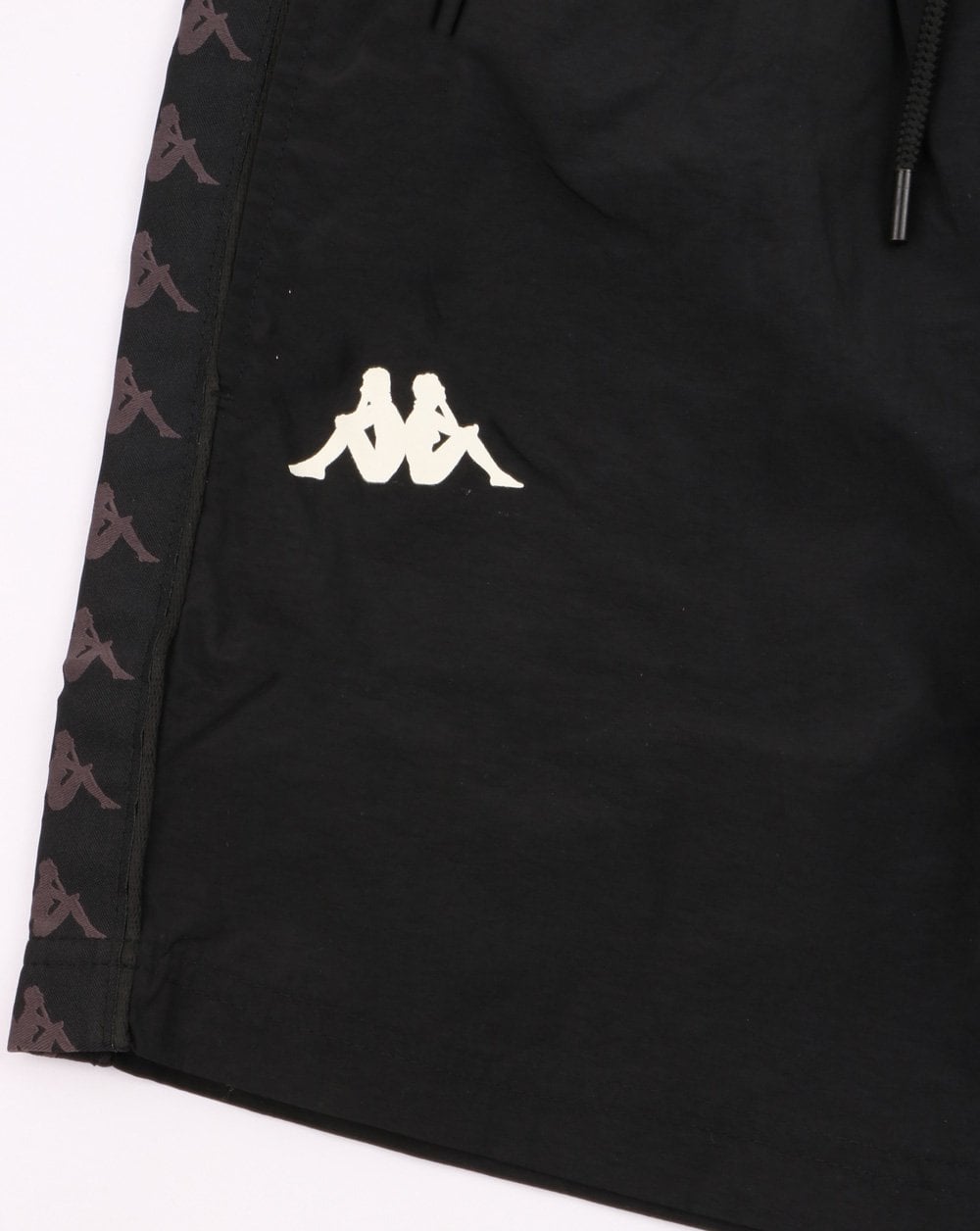 Kappa Banda Coney Badeshorts Schwarz/Weiß