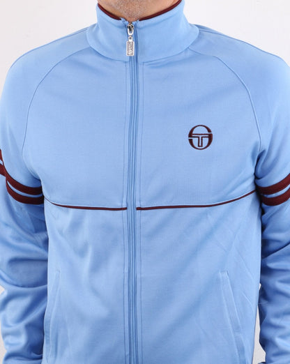 Sergio Tacchini Star Track Top Himmelblau/Burgund