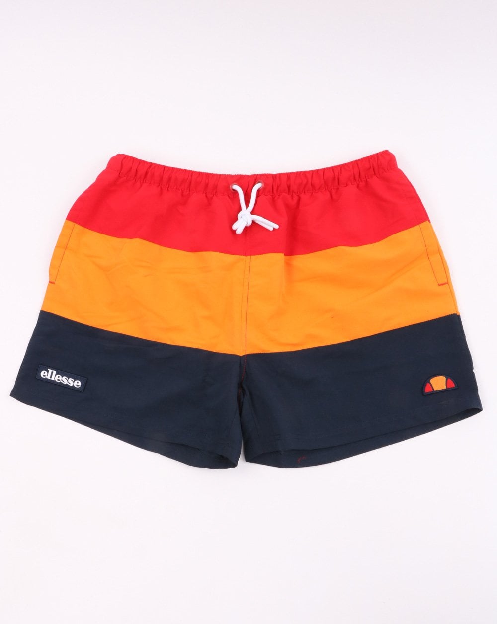 Ellesse Cielo Badeshorts Rot/Orange/Marineblau