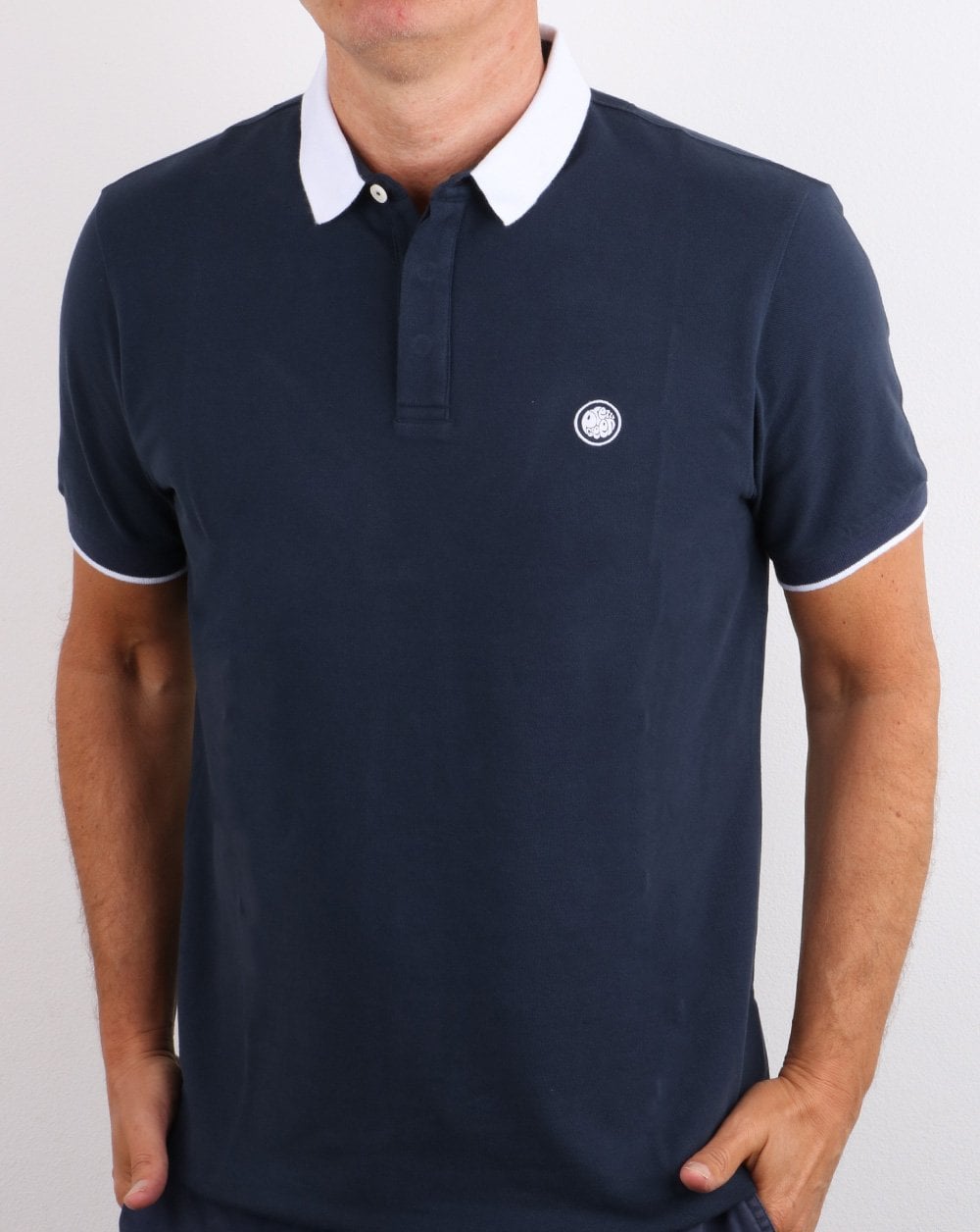 Pretty Green Tadwick Poloshirt, Marineblau