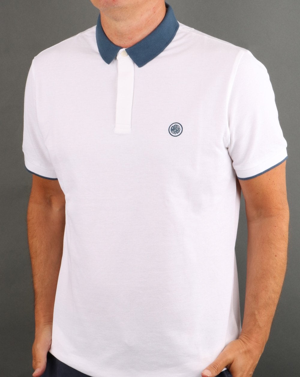 Pretty Green Tadwick Polo Shirt White