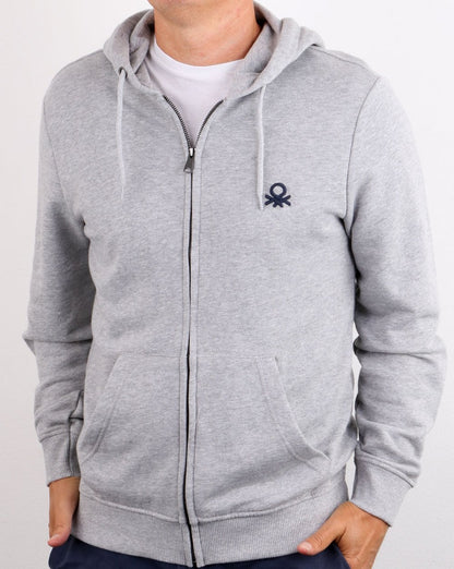 Benetton Hoodie Grau