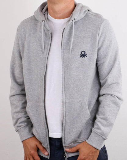 Benetton Hoodie Grau