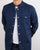 Pretty Green Creed Overshirt Navy