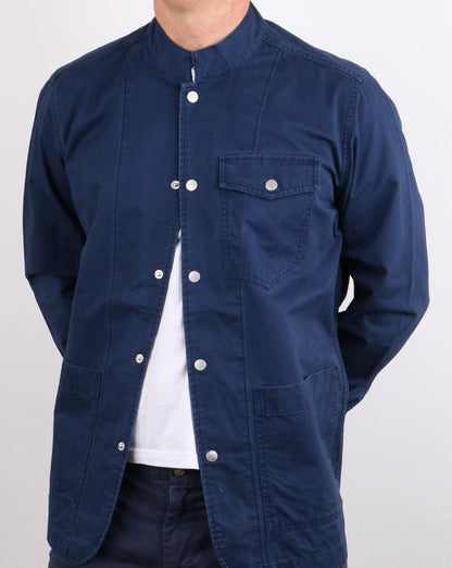 Pretty Green Creed Überhemd Marineblau