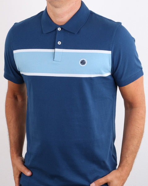 Pretty Green Lloyd Polo Shirt Blue