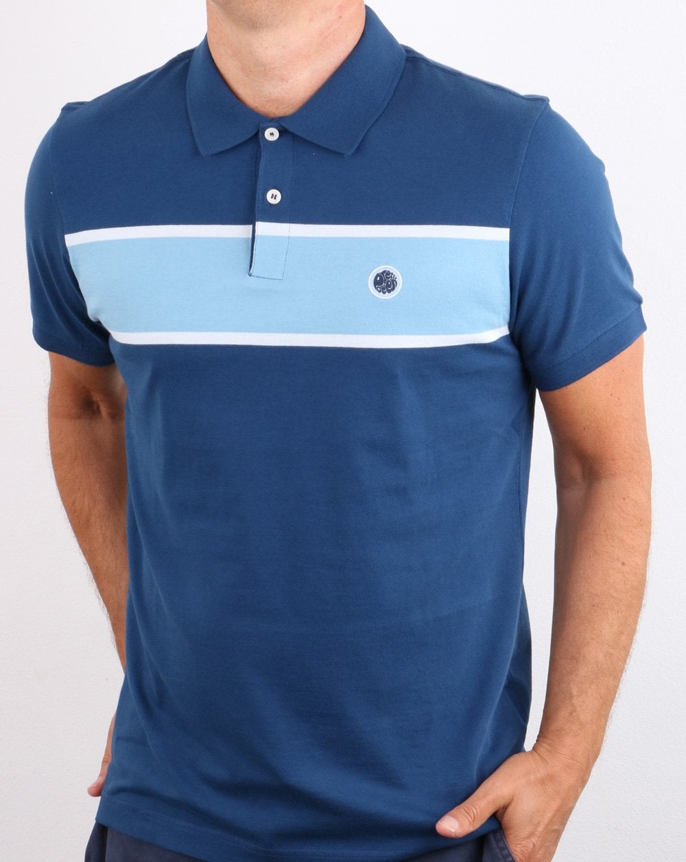Pretty Green Lloyd Polo Shirt Blue