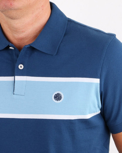 Pretty Green Lloyd Poloshirt Blau