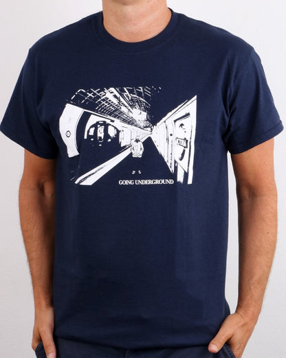 80er Casual Classics Going Underground T-Shirt Marineblau