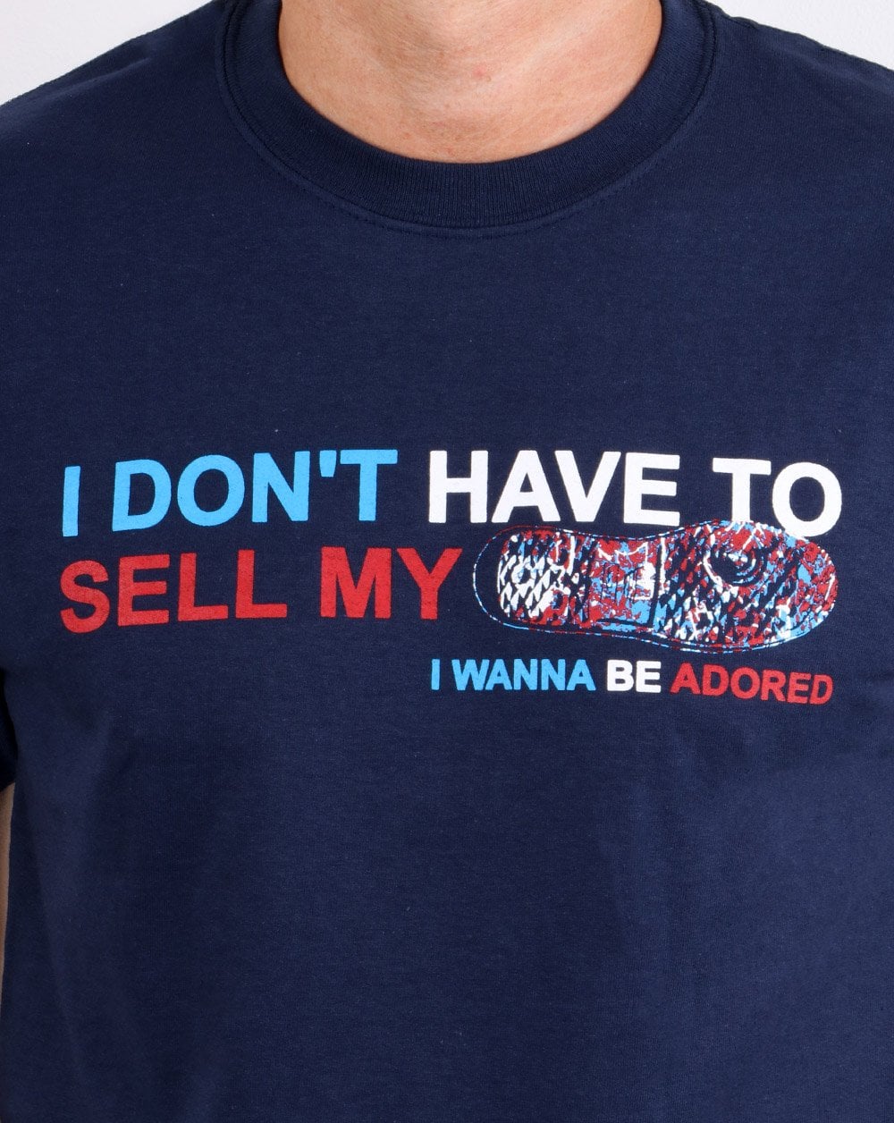 80er Casual Classics Sell My Soul T-Shirt Marineblau