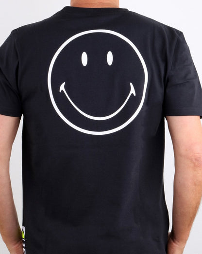 Ellesse – Smiley-T-Shirt in Schwarz