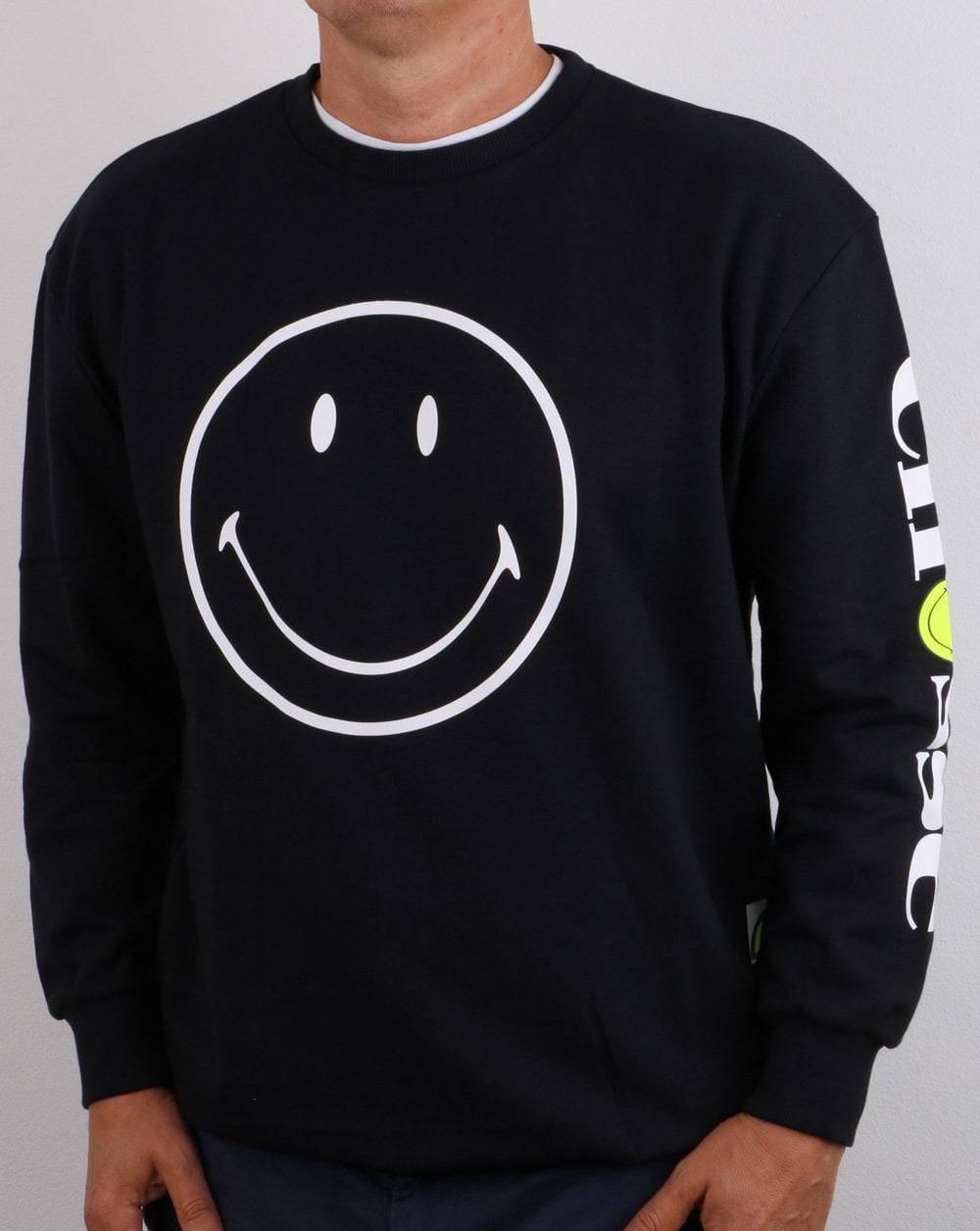 Ellesse Smiley Sweatshirt Black