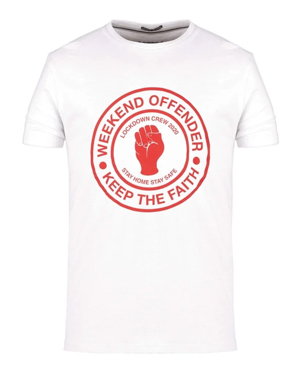 Weekend Offender Keep The Faith Tee White/Red